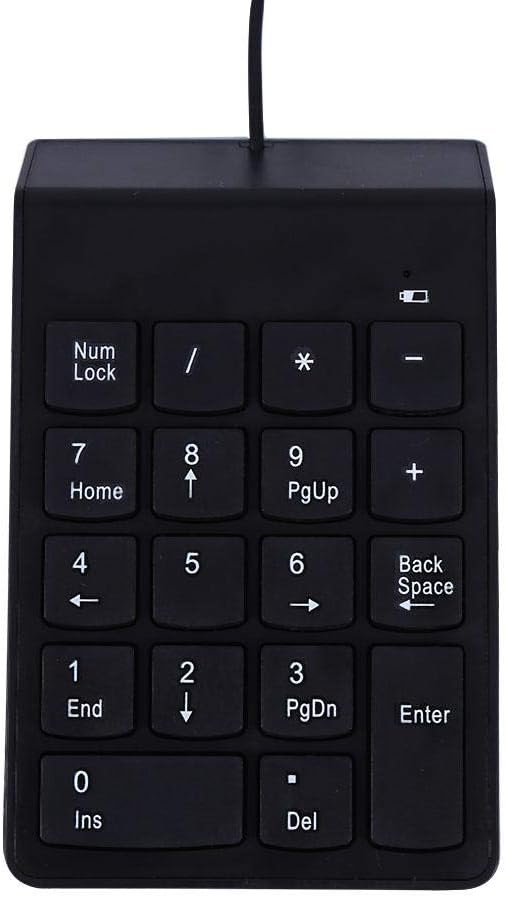 Purilite Select Slim Wired Numeric Keypad | 18-Key Plug & Play USB Number Pad - PuriLite