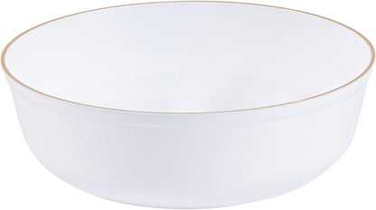 PLASTICPRO [30 Pack 10.7'' Christmass Green Plastic Party Plates Edge Collection Premium heavyweight Elegant Disposable Tableware Dishes - PuriLite