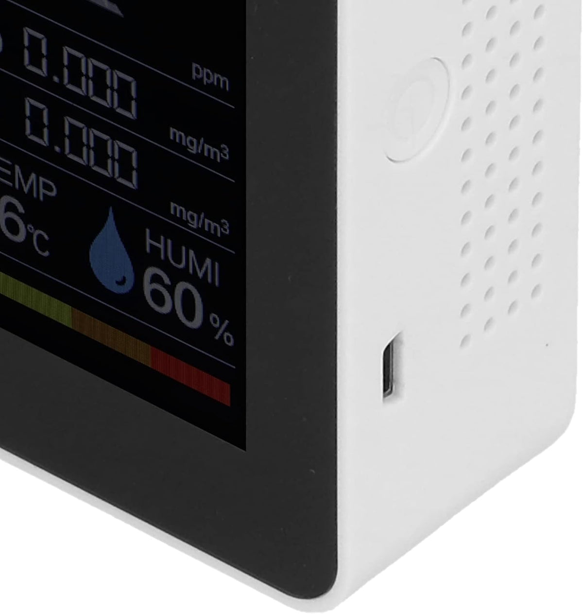 Radon Detector, Test Kit Co2 Monitor Multifunctional for Gymnasiums(White) - PuriLite