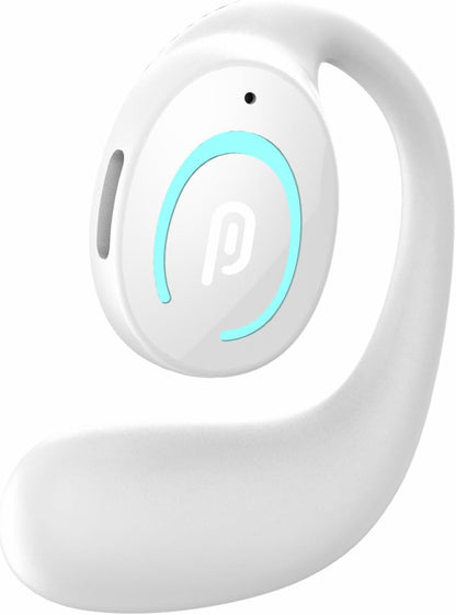Sunffice Open Ear Bluetooth 5.3 Earpiece,Single-Ear Headset Hands-Free Earphones with Earhook,Noise-Cancellation Stereo Sound Sports Earbud for Office Driving Calling Compatible Android/iPhone(Black) - PuriLite