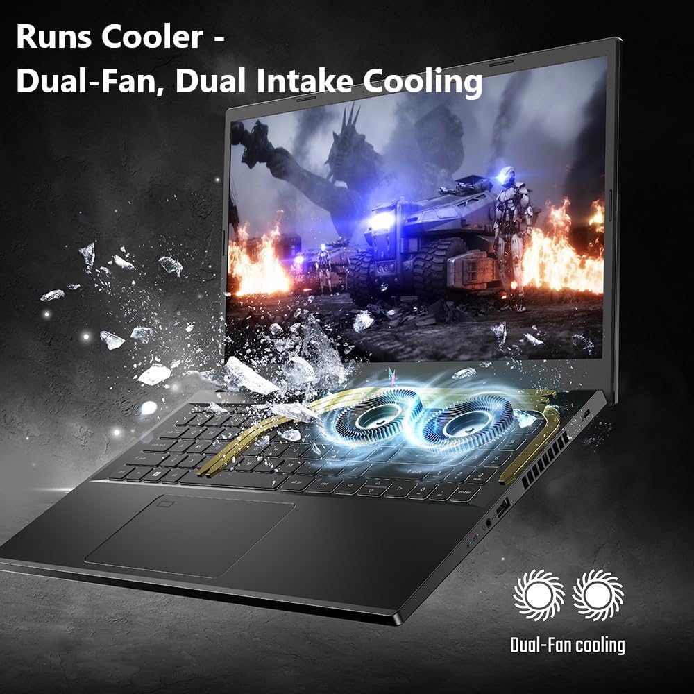 Acer Nitro V Gaming Laptop | Intel Core i7-13620H Processor | NVIDIA GeForce RTX 4050 Laptop GPU | 15.6" FHD IPS 165Hz Display | 16GB DDR5 | 1TB Gen 4 SSD | Wi-Fi 6 | Backlit KB | ANV15-51-723D - PuriLite