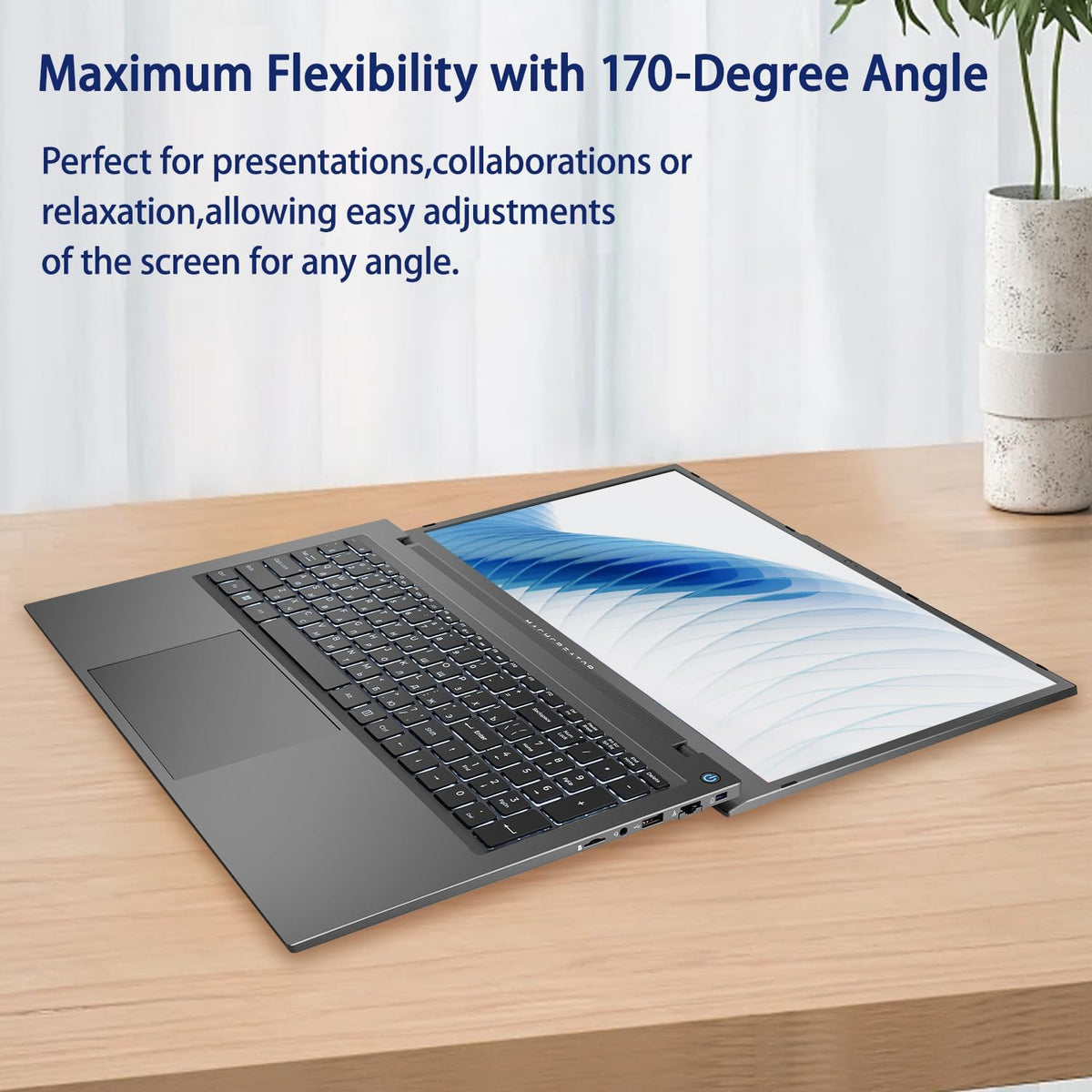 Machenike Machcreator N17A 17.3" Laptop, 17.3" FHD 120Hz Display, 4-Cores Intel Processor, 16GB DDR5 RAM, 512GB PCIe SSD, HDMI, Webcam, Backlit Keyboard, SD Card Reader, Wi-Fi, Windows 11 Home, Grey - PuriLite