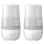 PureGuardian 3.79 L (1 gal.) 70-Hour Ultrasonic Cool Mist Table Top Humidifier with Aroma tray, 2-pack - PuriLite