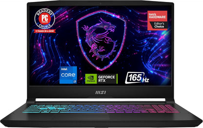 MSI Katana 15 15.6” 165Hz QHD Gaming Laptop: Intel Core i7-13620H, NVIDIA Geforce RTX 4070, 16GB DDR5, 1TB NVMe SSD, Cooler Boost 5, Win 11: Black B13VGK-2000US - PuriLite