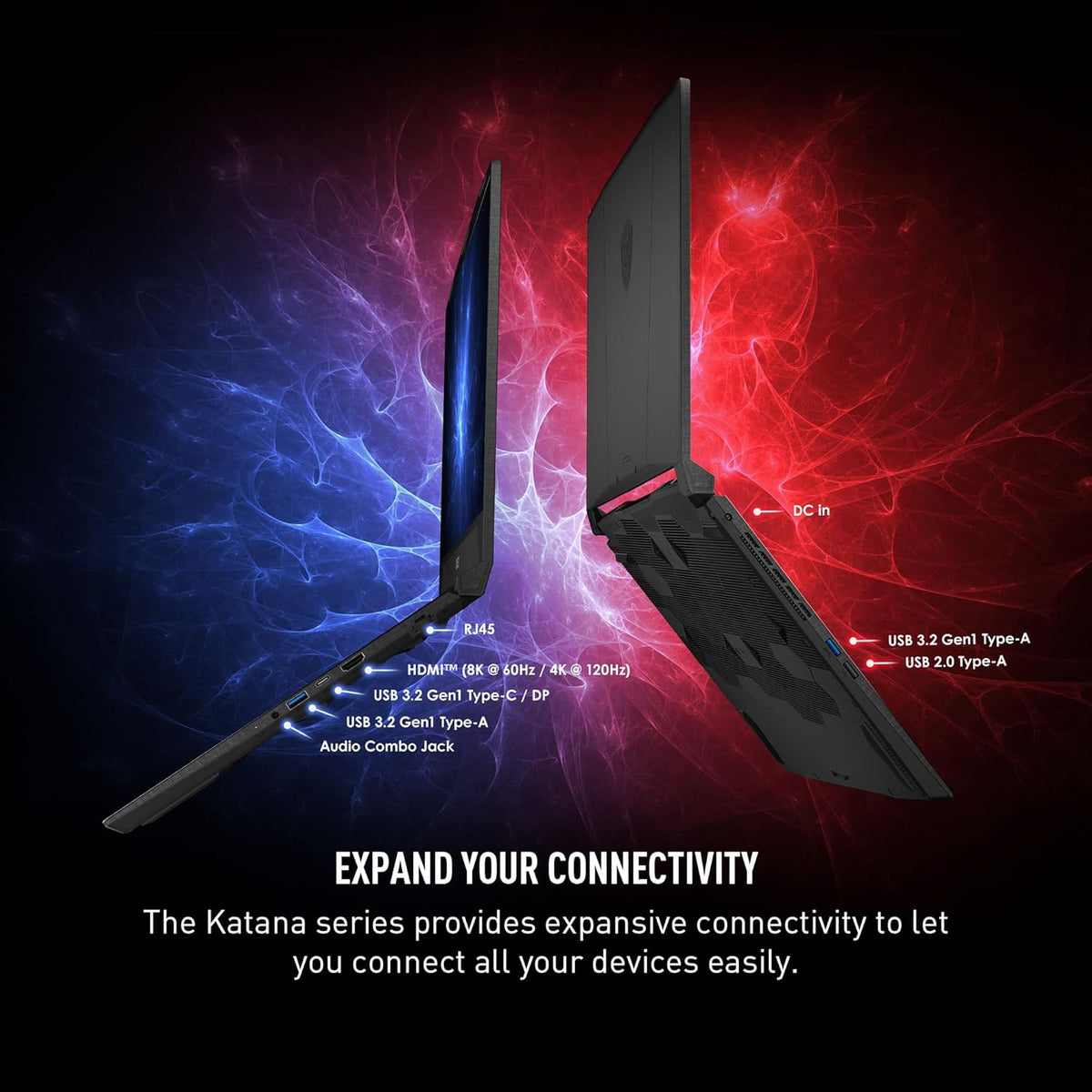 MSI Katana 15 15.6” 165Hz QHD Gaming Laptop: Intel Core i7-13620H, NVIDIA Geforce RTX 4070, 16GB DDR5, 1TB NVMe SSD, Cooler Boost 5, Win 11: Black B13VGK-2000US - PuriLite