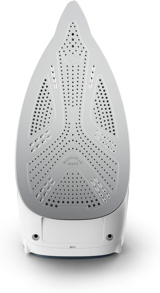 Rowenta Focus DW5280,Professional, Stainless Steel Soleplate Steam Iron for Clothes Standard, Powerful steam Blast, Leakproof, Lighweight, 1725 Watts Portable, Ironing, Blue - PuriLite