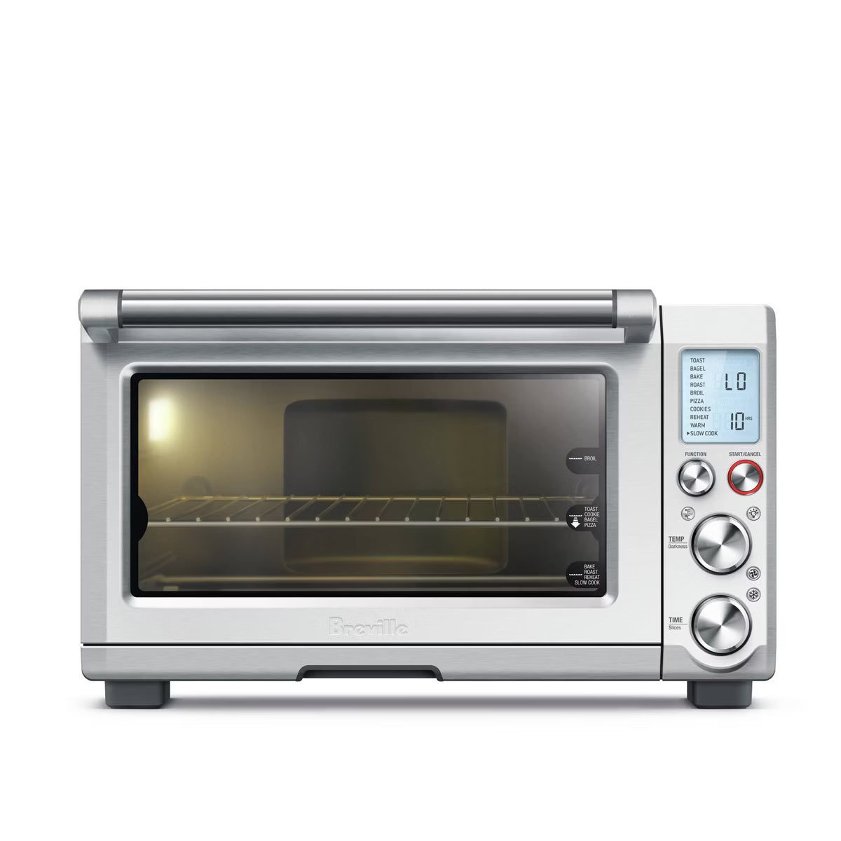 Breville 1800W Smart Toaster Oven Pro Stainless Steel - BOV845BSS: Convection Countertop Oven, Automatic Shut-Off - PuriLite