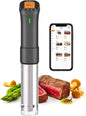 Sous Vide Machine Inkbird Wifi Sous Vide Cooker, 1000W Remote Control Immersion Circulator with APP RecipesTimer Alarm Mobile Notification 3D Water Heating Ultra-Quiet ISV-200W - PuriLite