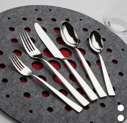 Gourmet Settings Resto Flatware Set, 60-piece - PuriLite