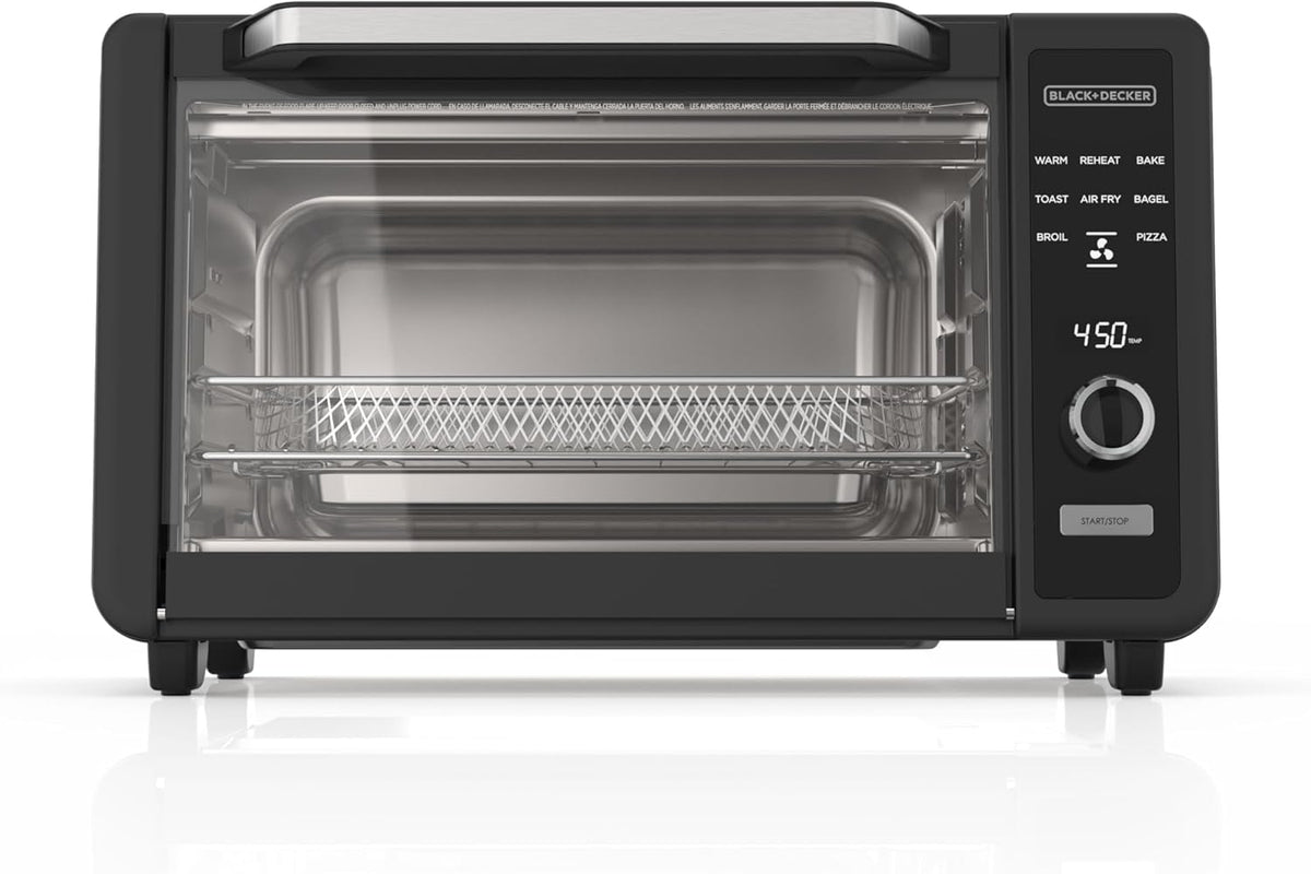 BLACK+DECKER Crisp 'N Bake™ 6-Slice Digital Air Fry Toaster Oven - PuriLite