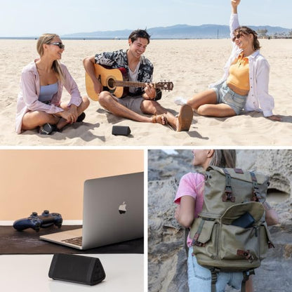Cambridge Soundworks OontZ Angle 3 Bluetooth 5.4 Speaker, up to 100 ft Wireless Range, up to 24 Hrs Playtime, Portable Small Speaker for iPhone, Android Phones, IPX5 Portable Bluetooth Speaker, Black - PuriLite