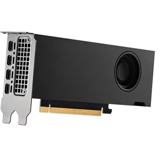 PNY Quadro RTX A2000 12GB Professional Graphic Card 12GB GDDR6, PCI Express 4.0 x16, Dual Slot, 4x MiniDisplayPort, 8K Support, Ultra-quiet active fan - PuriLite
