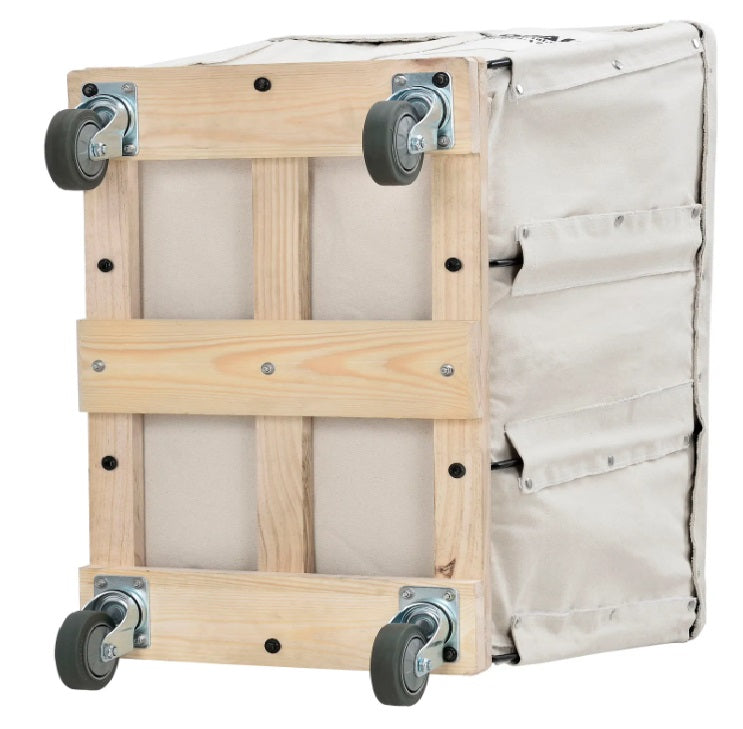 Global Industrial™ KD, 8 Bushel, Canvas Basket Bulk Truck - PuriLite