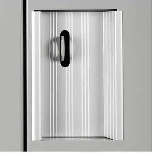 Clean Line™ Lockers, 2 -tier, Bank of 3, 36" x 18" x 72", Steel, Grey, Rivet (Assembled) - PuriLite