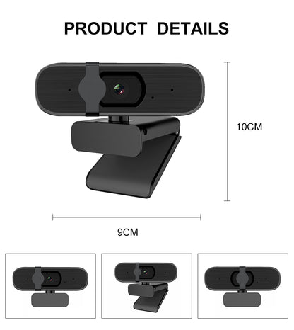 iCAN C20 1080P 60fps 78°View Webcam with Autofocus and Built-in Dual Omni-Directional Microphones - PuriLite