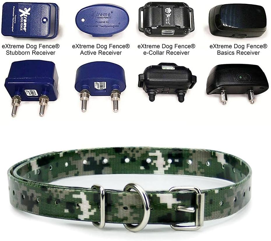 Orange Heavy-Duty 3/4" Waterproof and Odor Proof TPU Replacement Dog Collar Strap for Bark, Shock, Training and Electric Dog Fence Receiver Collars - PuriLite