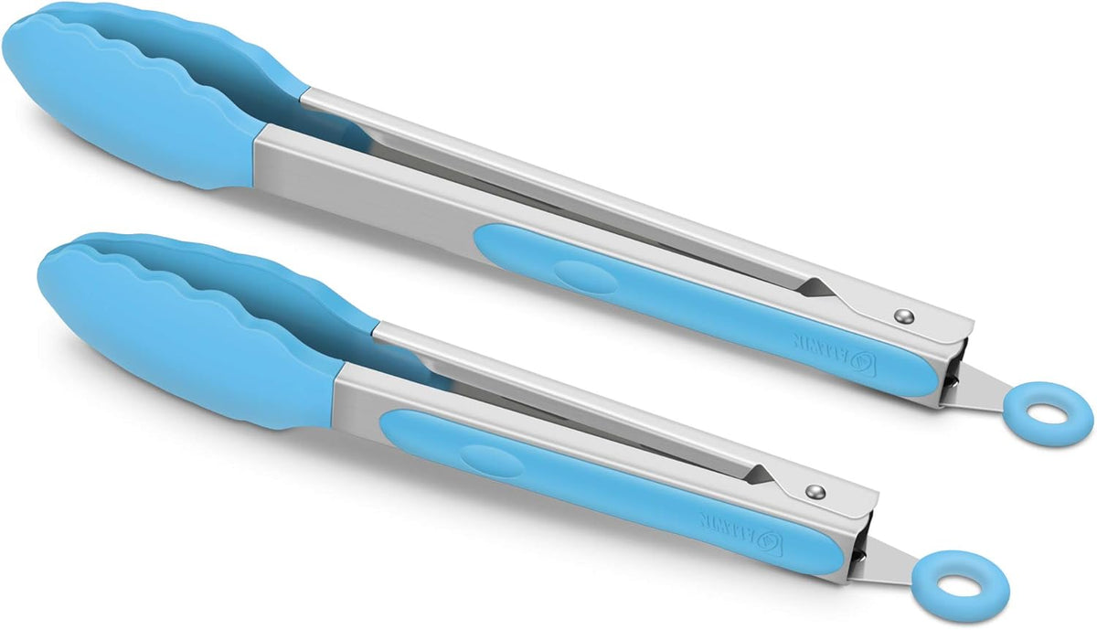 Purilite Select Silicone &amp; Stainless Steel Kitchen Tongs - PuriLite