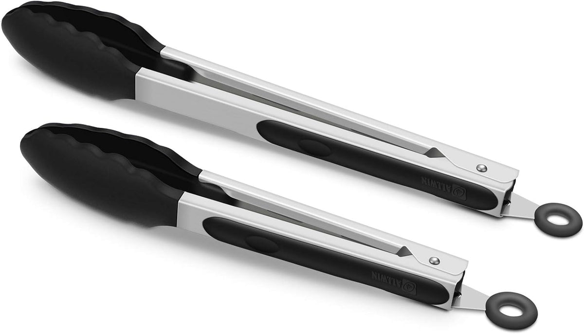 Purilite Select Silicone &amp; Stainless Steel Kitchen Tongs - PuriLite