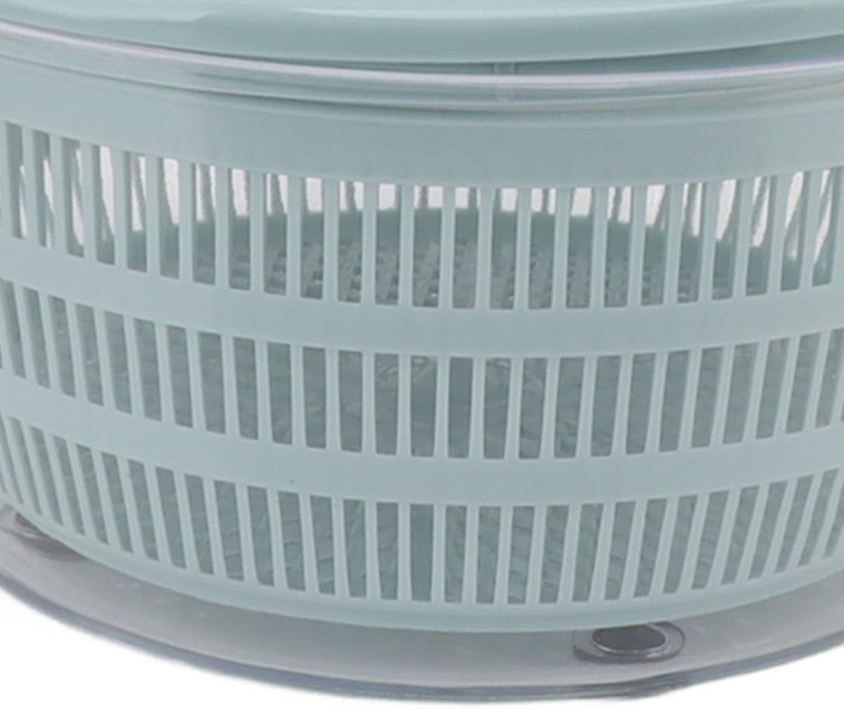 Salad Spinner Lettuce Washer with Drain Bowl Colander Handle, Veggie Dryer Fruit Washer Drainer for Cleaning Drying Greens Vegetables Fruits(Blue) - PuriLite