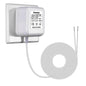 Fesasn 24V C Wire Doorbell Adapter Compatible with Nest Honeywell Ecobee Sensi Thermostat and Wyze Ring Video Doorbell (26.2 FT Long Cable with White) - PuriLite