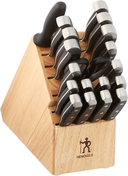 J.A. Henckels International Statement 20-pc Knife Block Set - Dark Brown - PuriLite