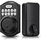TEEHO TE002 Fingerprint Door Lock, Smart Keyless Entry Electronic Keypad Deadbolt for Front Door - Auto Lock - Easy Installation - Matte Black - PuriLite