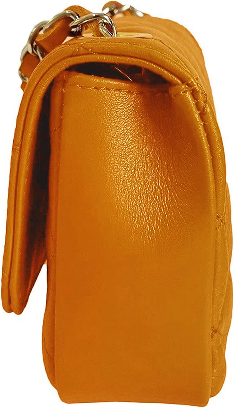 MamaMilano Women/Girls Italian Handmade Genuine Leather Cleo Shoulder Bag/Purse/HandBag/Totebag with Shoulder Strap - PuriLite