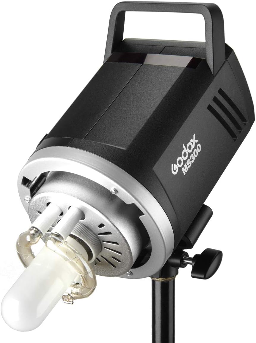 Godox MS200 200WS 2.4G Wireless X System Studio Flash,5600±200k Color Temperature,0.1-1.8S Recycle Time,Using Godox X1 Trigger & XT16 Transmitter or xpro and x2 Trigger to remotely Control - PuriLite