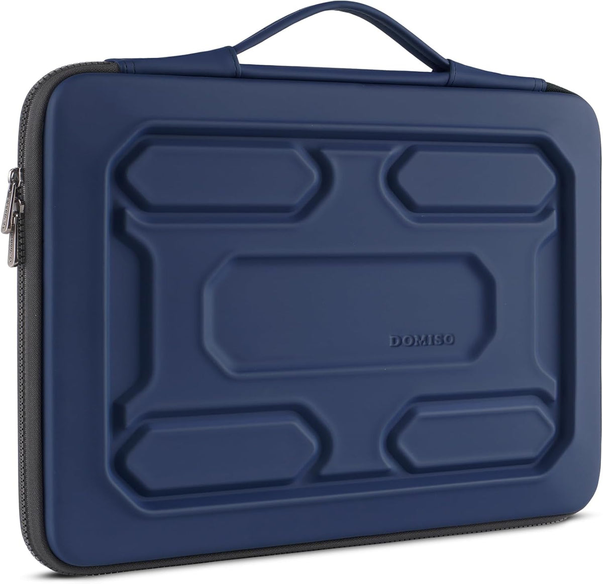 DOMISO 15.6 inch Laptop Sleeve with Handle Protective Shockproof Waterproof EVA Case for 15.6" Yoga 720 IdeaPad 310 320 ThinkPad T570/Legion 5 Gen 6/HP Envy 15/15.6" Notebooks, Dark Blue - PuriLite