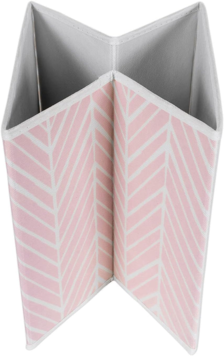 DII Foldable Fabric Storage Containers for Nurseries, Offices, Closets, Home Decor, Cube Organizers & Everyday Storage Needs, (Large - 11 x 11 x 11) Scroll Nautical Blue - Set of 2 - PuriLite