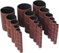 18 Pack Spindle Sander Sleeves, Sanding Sleeves for Oscillating Sander, 80 150 240 Assorted Grit Sandpaper, 4-1/2" Length, 1/2",3/4",1",1-1/2", 2", 3" Diameter - PuriLite