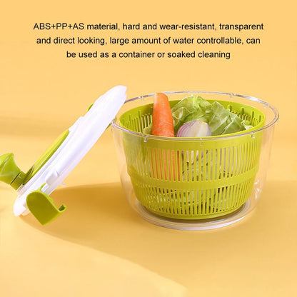 koaunert Large Salad with Non-Slip Base Durable and Practical Stainless Steel Salad Spinners Salad Spinners Collapsible, Stainless Steel - PuriLite
