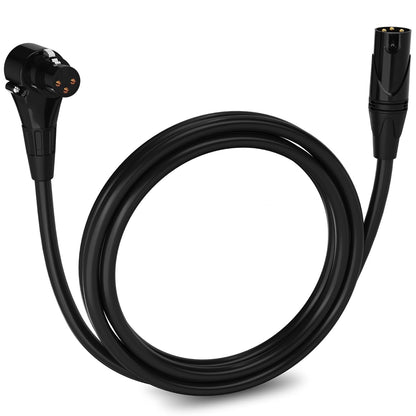 LyxPro 6 Feet XLR Microphone Cable Balanced Male to Female 3 Pin Mic Cord for Powered Speakers Audio Interface Professional Pro Audio Performance and Recording Devices - Blue - PuriLite