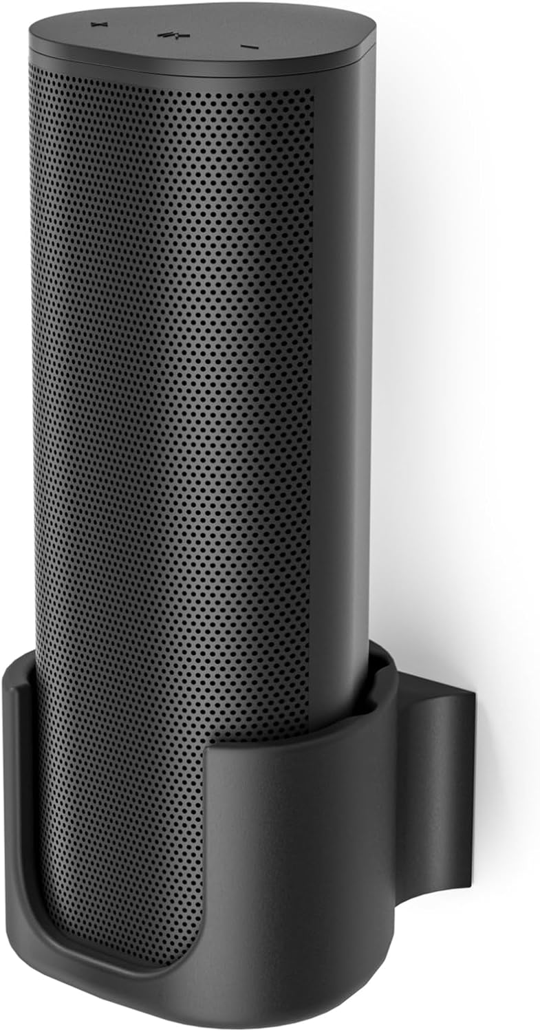 Sturdy Speaker Wall Mount for Sonos Roam 2, Roam SL - Space Saving Bracket Easy to Install, White - PuriLite