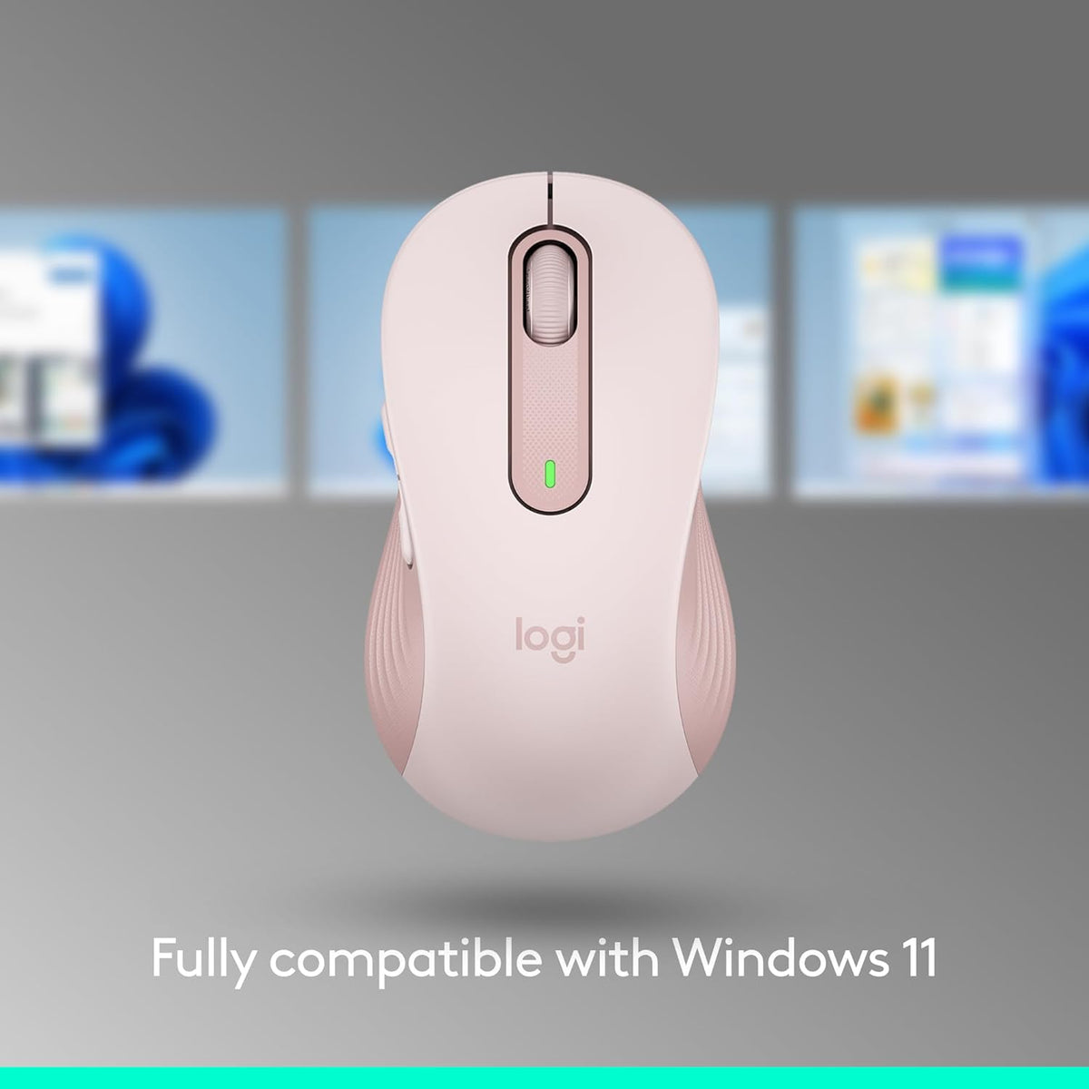 Logitech Signature M650 L Full Size Wireless Mouse - For Large Sized Hands, 2-Year Battery, Silent Clicks, Customizable Side Buttons, Bluetooth, for PC/Mac/Multi-Device/Chromebook - Black - PuriLite