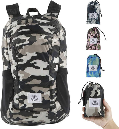 4Monster Hiking Daypack,Water Resistant Lightweight Packable Backpack for Travel Camping Outdoor - PuriLite