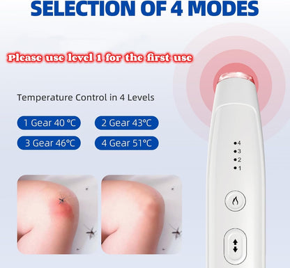 Berrcom Insect Sting and Bite Relief Stick, Chemical-Free Treatment of Insect Bites for Symptom Relief from Itching and Swelling Rechargeable Bug Bite Itch Relief Thing for Mosquito Bites - PuriLite