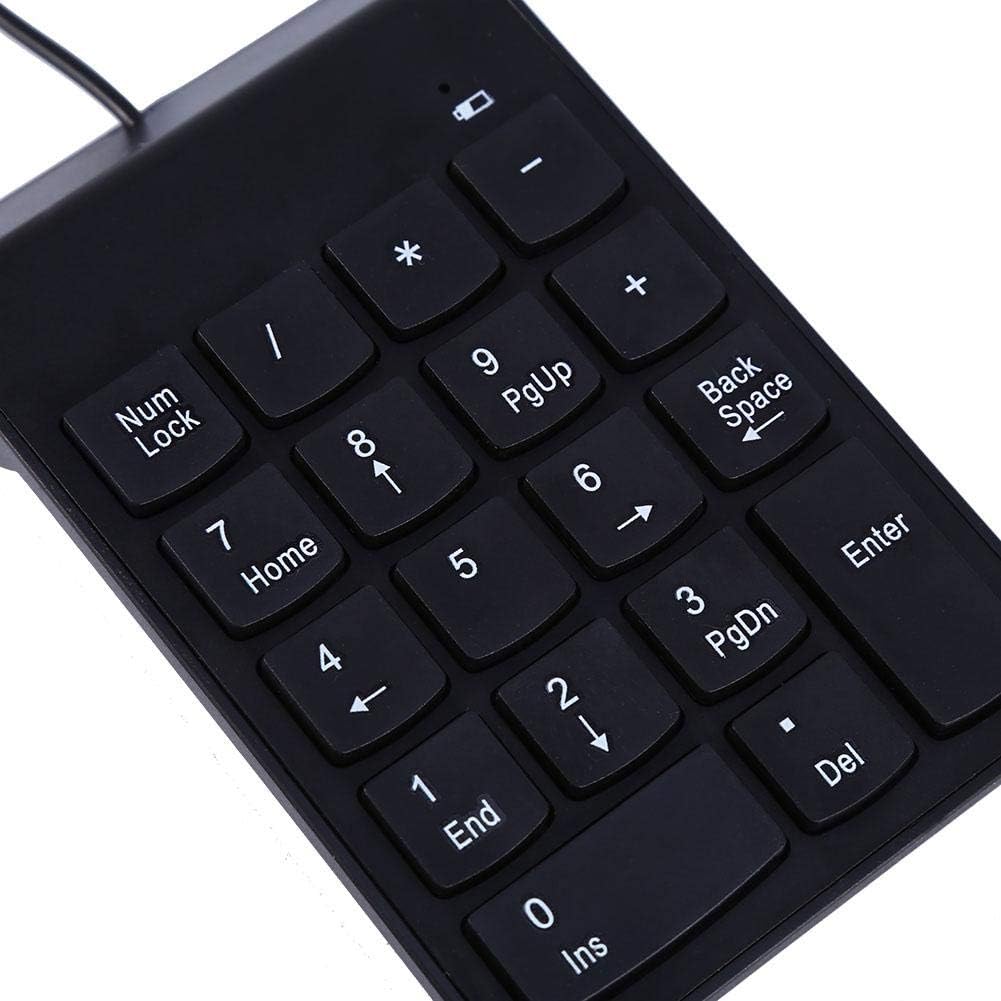 Purilite Select Slim Wired Numeric Keypad | 18-Key Plug & Play USB Number Pad - PuriLite