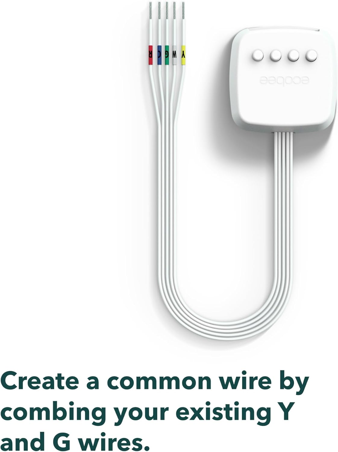 ecobee Power Extender Kit C-Wire Adapter - Made for ecobee Smart Thermostats - Programmable WiFi Thermostat Accessory - PuriLite