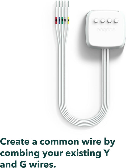 ecobee Power Extender Kit C-Wire Adapter - Made for ecobee Smart Thermostats - Programmable WiFi Thermostat Accessory - PuriLite