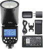 Godox V1S Professional Camera Flash Speedlite TTL Speedlight Round Head Wireless 2.4G Fresnel Zoom Compatible with Sony a7RII a7R a58 a99 ILCE6000L a7RIII a7R3 a9 a77II a77 a350 Camera for Photography - PuriLite