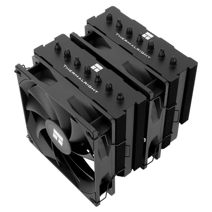 Thermalright Phantom Spirit 120 SE Black CPU Air Cooler,Doubler CPU Fans and Double Towers,154mm High CPU Cooler,for AMD:AM4/AM5,Intel 1150/1151/1200/1851/1700(PS120 SE Black) - PuriLite
