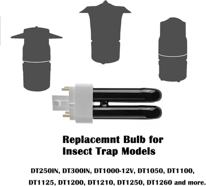 7W 41050 Bug Zapper Replacement Bulbs for DT1050 DT1100 DT1210 DT1250 DT1260, 1/2 Acre Trap Replacement Bulb, UV Light Ultraviolet Mosquito Killer Lamp Light Bulbs (4Pack) - PuriLite