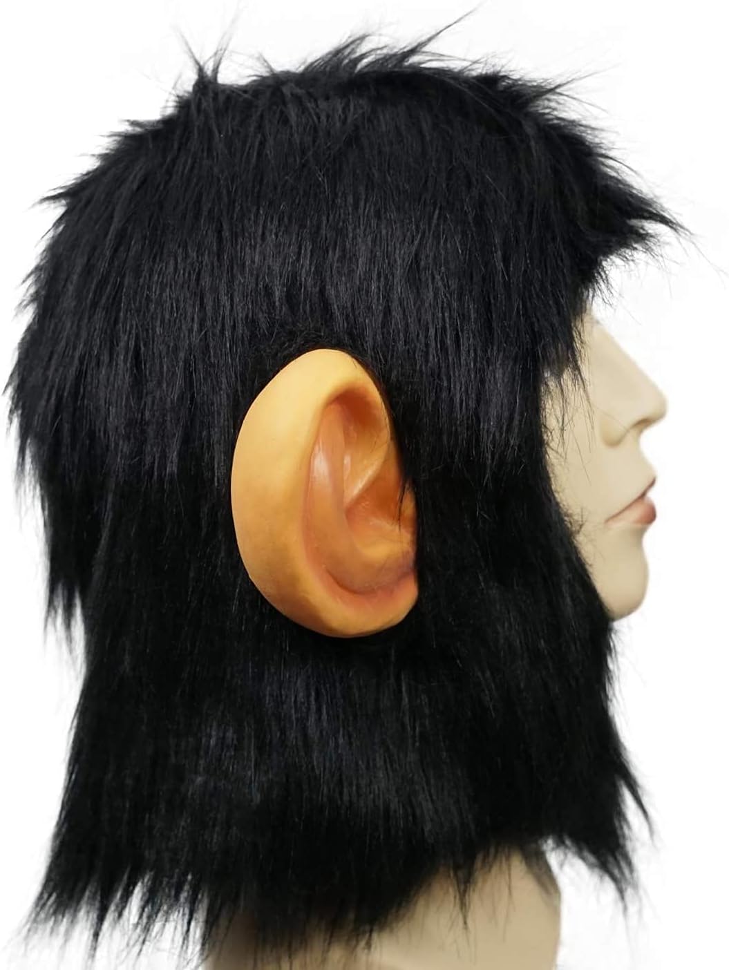 CreepyParty Half Face Monkey Fance Dressing Up Animal Head mask Anime Costume - PuriLite
