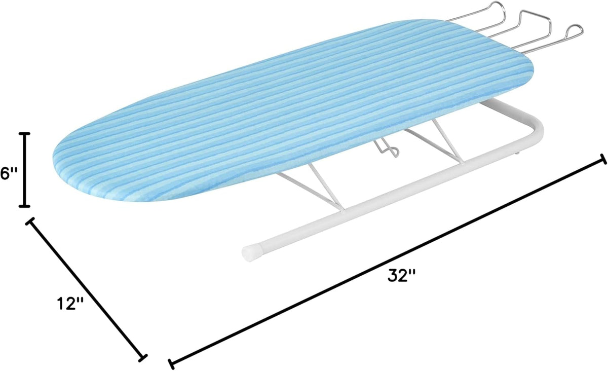 Honey can do BRD-01292 Folding Tabletop Ironing Board with Iron Rest - PuriLite