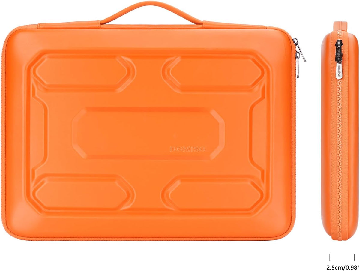 DOMISO 15.6 inch Laptop Sleeve with Handle Protective Shockproof Waterproof EVA Case for 15.6" Yoga 720 IdeaPad 310 320 ThinkPad T570/Legion 5 Gen 6/HP Envy 15/15.6" Notebooks, Dark Blue - PuriLite