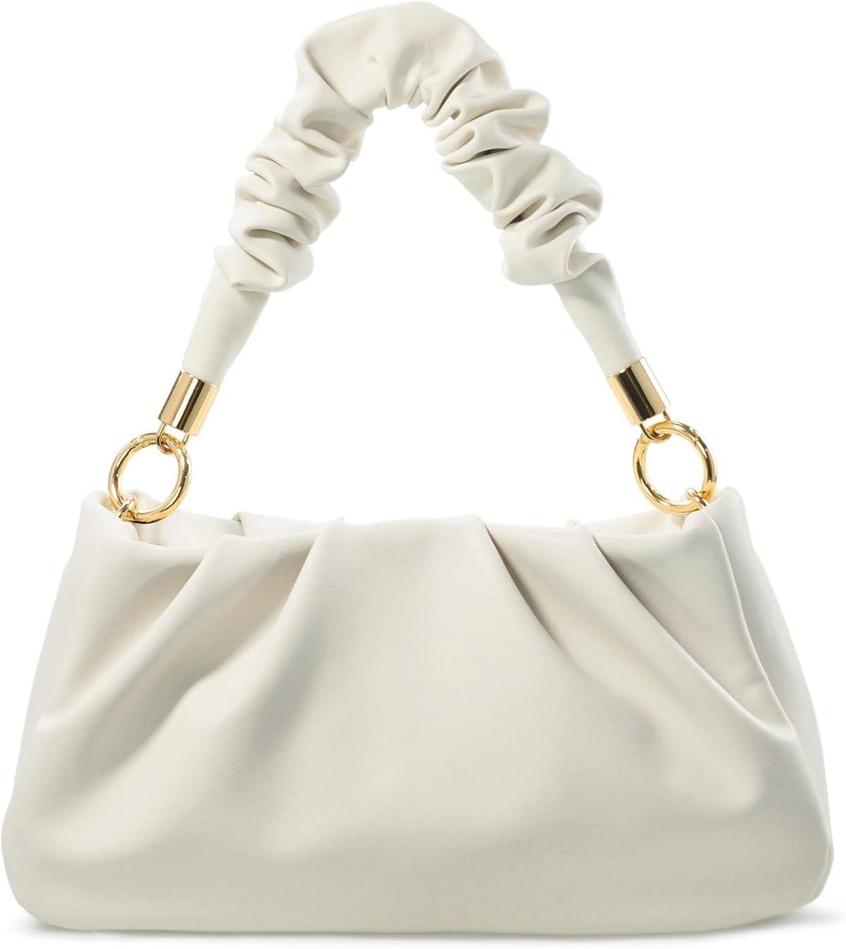 Cloud Pouch Bag Women Shoulder Handbag Soft Vegan Leather Vintage Hobo Chain Cross body Bag - PuriLite
