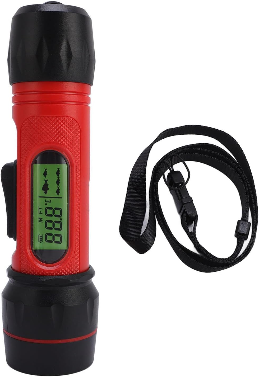 GOWENIC Sonar Fish Finder, Wireless Sonar Fishfinder Handheld Depth Finder with LCD Display, IP68 Waterproof, 45° Detection Angle, for Kayak/Boat/Ice/Offshore Fishing - PuriLite