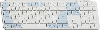 Keychron B6 Pro Quiet Key Full Size Ultra-Slim Wireless Keyboard, ZMK Programmable Bluetooth 5.1/2.4 GHz/Wired with Ultra-Long Battery Life Low Profile for Mac Win Linux System - Space Gray - PuriLite