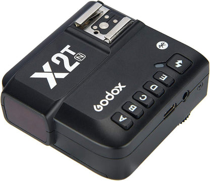 Godox X2T-N TTL Wireless Flash Trigger for Nikon Bluetooth Connection Supports iOS/Android App Contoller,1/8000s HSS,TCM Function,Relocated Control-Wheel,New AF Assist Light - PuriLite